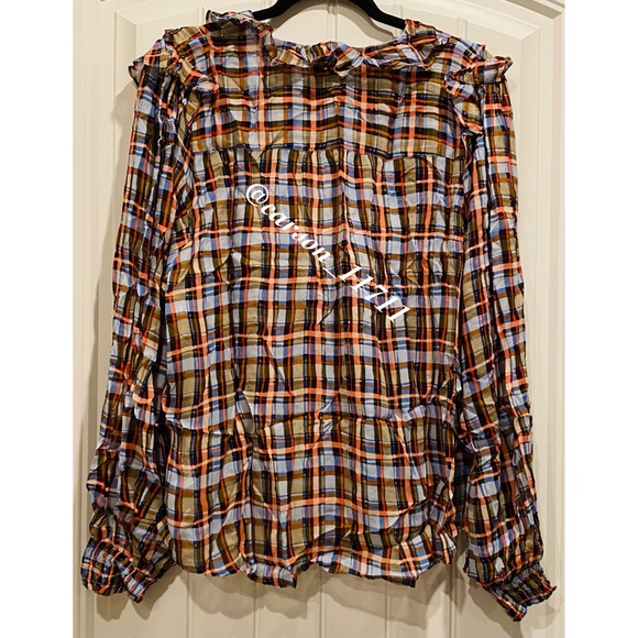 NWT Anthropologie Laila Ruffled Blouse by Maeve - Picture 9 of 9